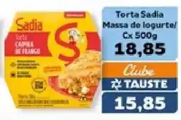 Supermercados Tauste Torta Sadia Massa de Iogurte oferta