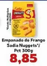 Supermercados Tauste Empanado de Frango Sadia Nuggets'! oferta