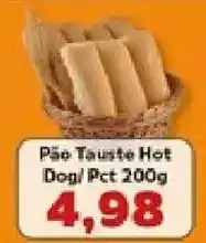 Supermercados Tauste Pão Tauste Hot Dog oferta