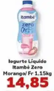 Supermercados Tauste Iogurte Líquido Itambé Zero Morango oferta