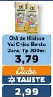 Supermercados Tauste Chá de Hibisco Yai Chico Bento Zero oferta