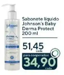 Sabonete liquido Johnson's Baby Derma Protect