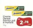 Novo Atacarejo Sorriso - creme dental jua e hortela oferta