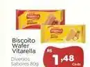 Novo Atacarejo Vitarella - biscoito wafer oferta