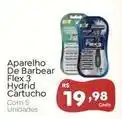 Novo Atacarejo Bic - aparelho de barbear flex 3 hydrid cartucho oferta