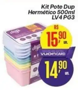 Comper Kit Pote Dup Hermético oferta