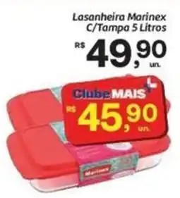 Comper Lasanheira Marinex C/Tampa 5 Litros oferta