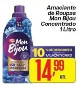 Comper Amaciante de Roupas Mon Bijou Concentrado oferta