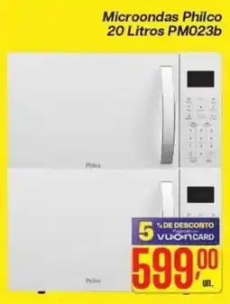 Comper Microondas Philco 20 Litros PM023b oferta
