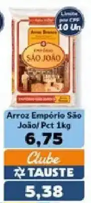 Supermercados Tauste Arroz Empório São João/ Pct 1kg oferta