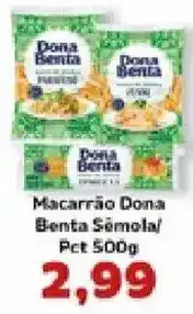 Supermercados Tauste Macarrão Dona Benta Sêmola oferta