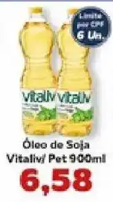Supermercados Tauste Óleo de Soja Vitaliv oferta