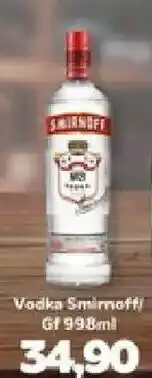 Supermercados Tauste Vodka Smirnoff oferta