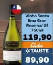 Supermercados Tauste Vinho Santa Ema Gran Reserva Gf oferta