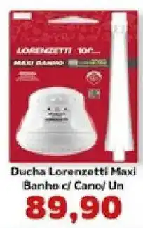 Supermercados Tauste Ducha Lorenzetti Maxi Banho c/ Cano oferta