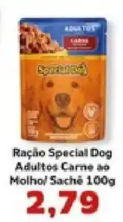Supermercados Tauste Ração special dog adultos carne ao molho oferta