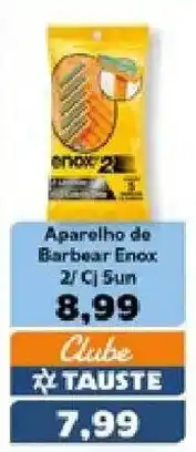 Supermercados Tauste Aparelho de Barbear Enox oferta
