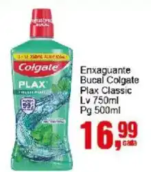 Negreiros Enxaguante bucal colgate plax classic oferta