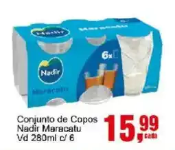 Negreiros Conjunto de Copos Nadir Maracatu oferta