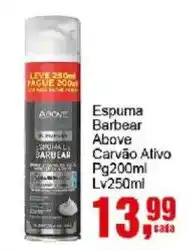 Negreiros Espuma Barbear Above Carvão Ativo oferta