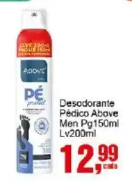 Negreiros Desodorante Pédico Above Men oferta