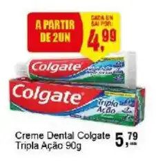 Negreiros Creme Dental Colgate Tripla Ação oferta