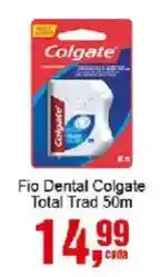 Negreiros Fio Dental Colgate Total Trad 50m oferta