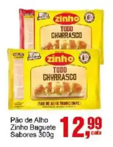 Negreiros Pão de Alho Zinho Baguete Sabores oferta