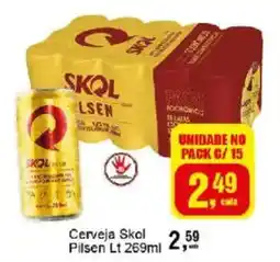 Negreiros Cerveja Skol Pilsen Lt oferta