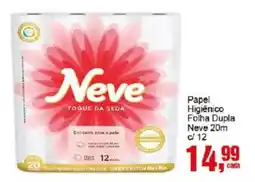 Negreiros Papel Higiênico Folha Dupla Neve oferta