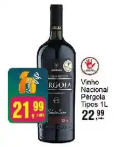 Negreiros Vinho Nacional Périgola oferta