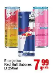 Negreiros Energetico Red Bull Sabores oferta