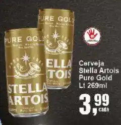 Negreiros Cerveja Stella Artois Pure Gold oferta