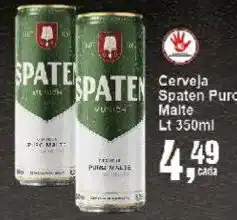 Negreiros Cerveja Spaten Puro Malte oferta