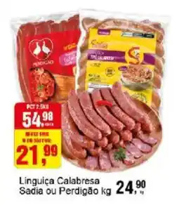Negreiros Linguiça Calabresa Sadia ou Perdigão oferta
