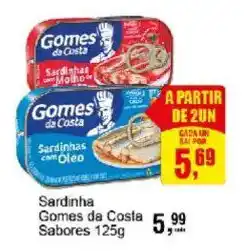 Negreiros Sardinha Gomes da Costa Sabores oferta