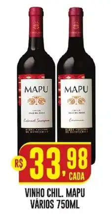 Vinho chil. mapu