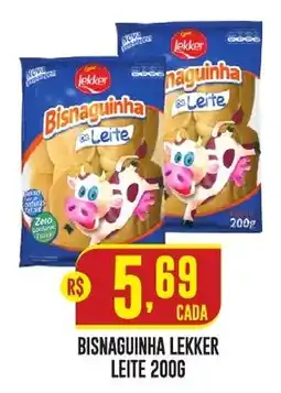 Casagrande Supermercados Bisnaguinha lekker leite oferta