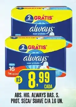 Casagrande Supermercados Always super proteção oferta