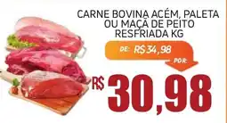 Economart Atacadista Carne bovina acém, paleta ou maçã de peito resfriada kg oferta