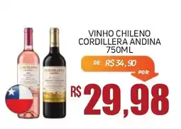 Economart Atacadista vinho chileno cordillera andina oferta