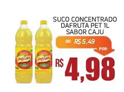 Economart Atacadista Suco concentrado dafruta pet 1l sabor caju oferta