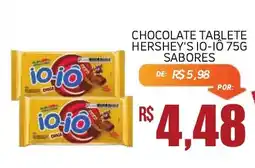 Economart Atacadista Chocolate tablete hershey's io-io 75g sabores oferta