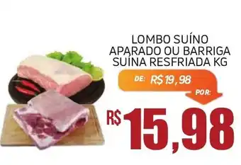 Economart Atacadista Lombo suíno aparado ou barriga suína resfriada kg oferta
