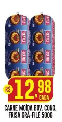Casagrande Supermercados Carne moída bov. cong. frisa grã-filé oferta