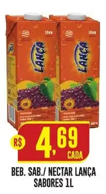 Casagrande Supermercados Beb. Sab./ Nectar Lança Sabores 1l oferta