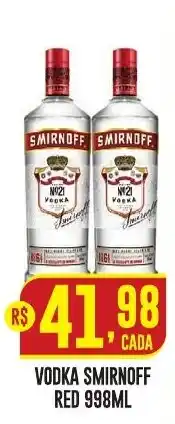 Casagrande Supermercados Vodka smirnoff red oferta