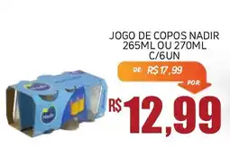 Economart Atacadista Jogo de copos nadir oferta