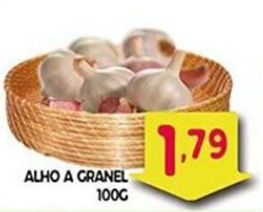 Bom Dia Alho a granel 100g oferta