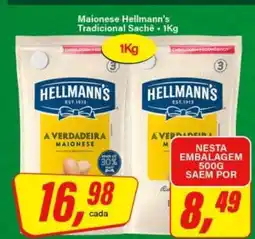 Rede Supermarket Maionese Hellmann's Tradicional Sachê oferta